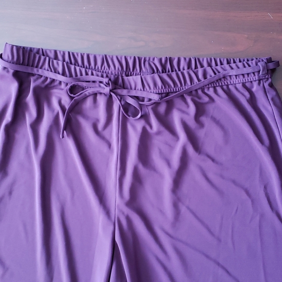 Purple Knit Pants - Picture 2 of 3
